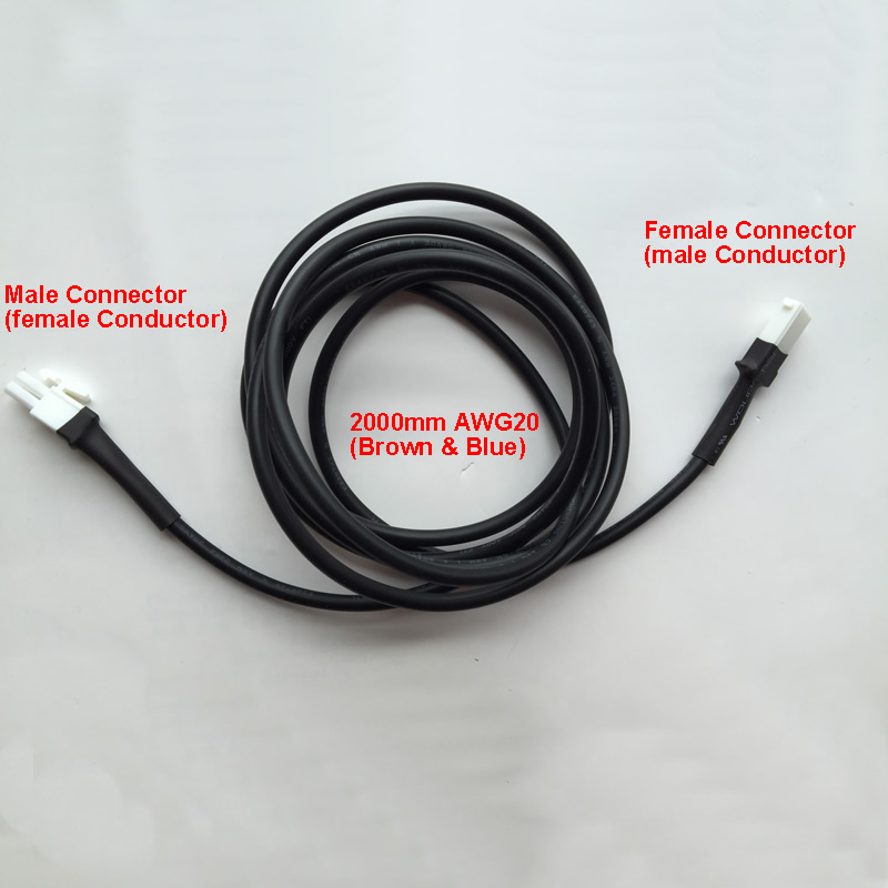 2.0m LED Power Source Cable (240V)  -19.681-KERDN.com