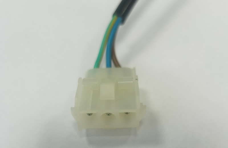 0.8M Fan(EC) Power Cable with C14 Plug End (3 line)/ AMP Plug (female)   -19.665-KERDN.com