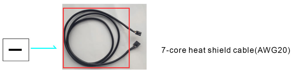 Cooktop Interface Cable 500mm+180mm -29.420-KERDN.com